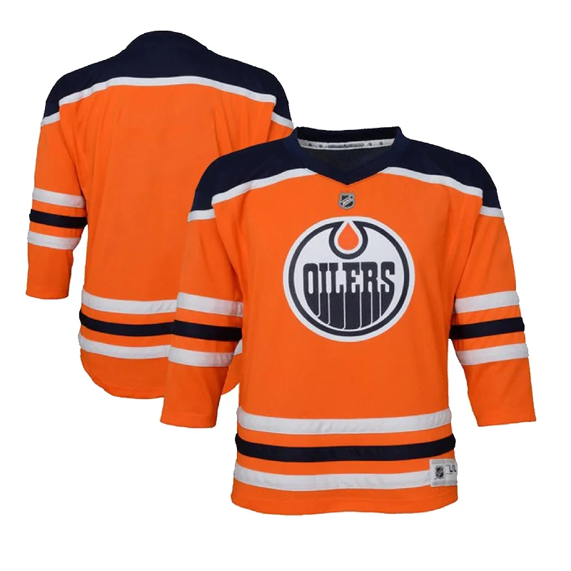 sock warranty crew -  Edmonton Oilers Home Outer Stuff Replica Toddler Jersey