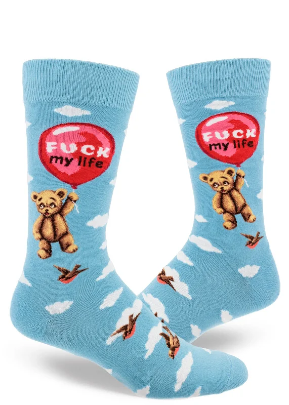 sock brands compression -  F... my Life Mens Crew Socks