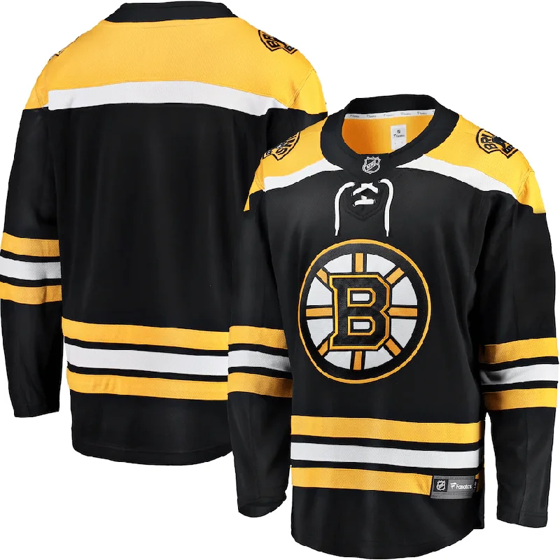 sock colors knee -  Fanatics Breakaway Senior Home Jersey - Boston Bruins