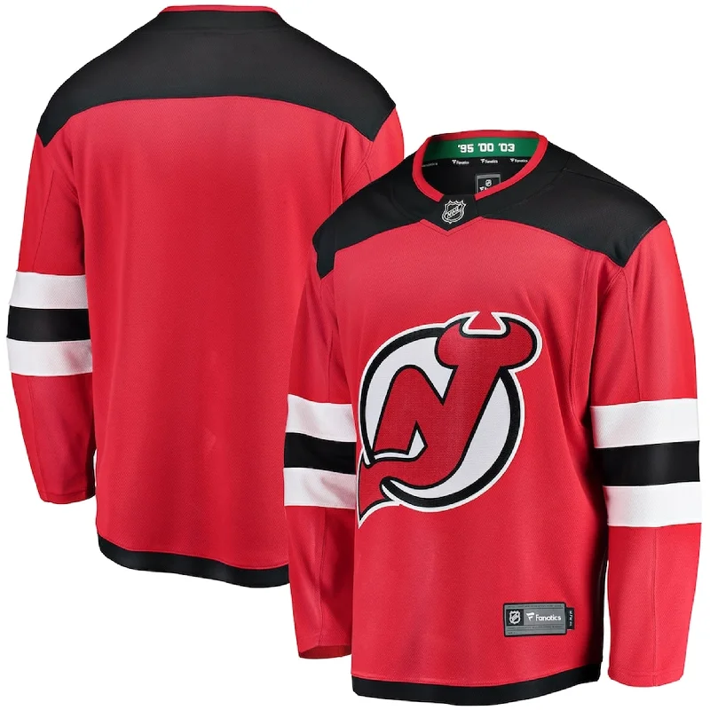 sock packaging compression -  Fanatics Breakaway Senior Home Jersey - New Jersey Devils