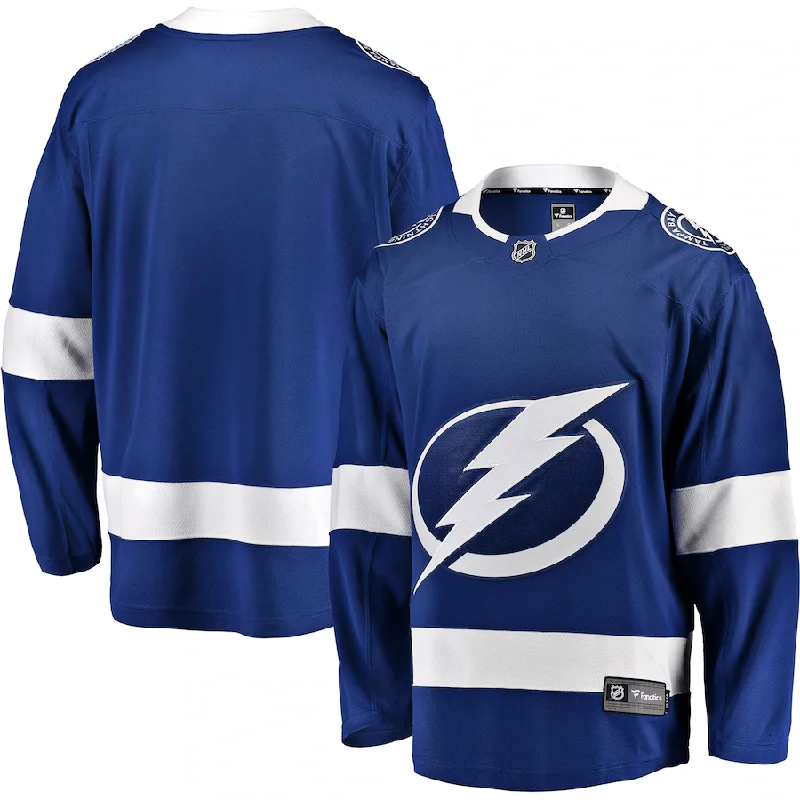 sock durability ankle -  Fanatics Breakaway Senior Home Jersey - Tampa Bay Lightning