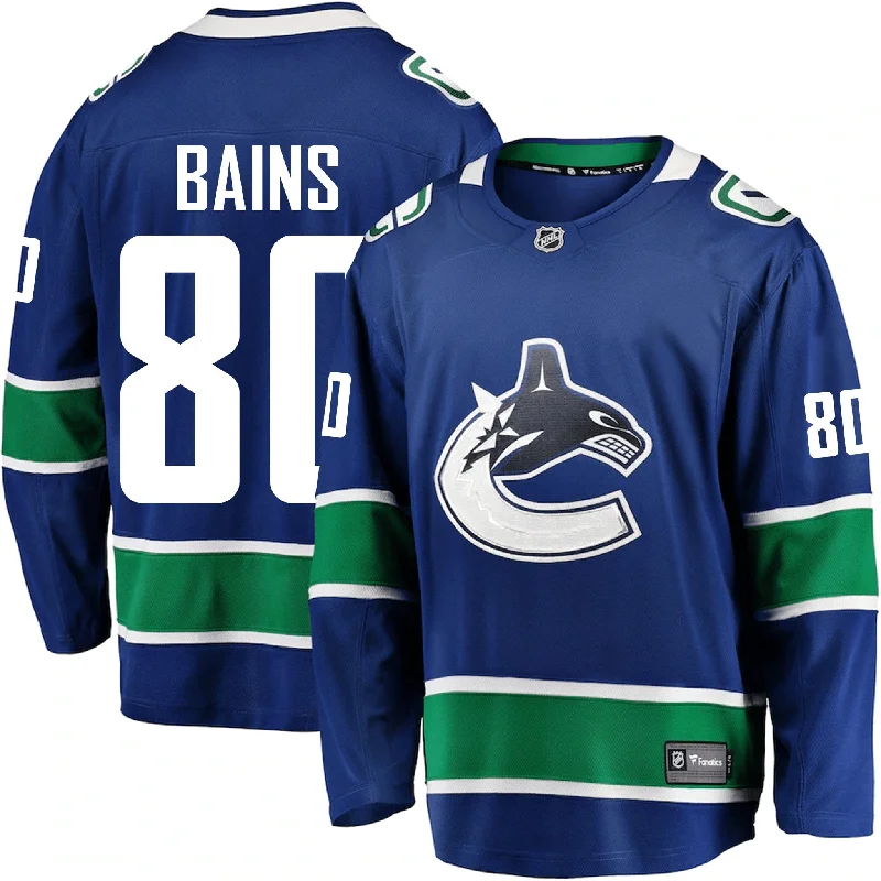 sock colors crew -  Fanatics Breakaway Senior Home Jersey - Vancouver Canucks Arshdeep Bains