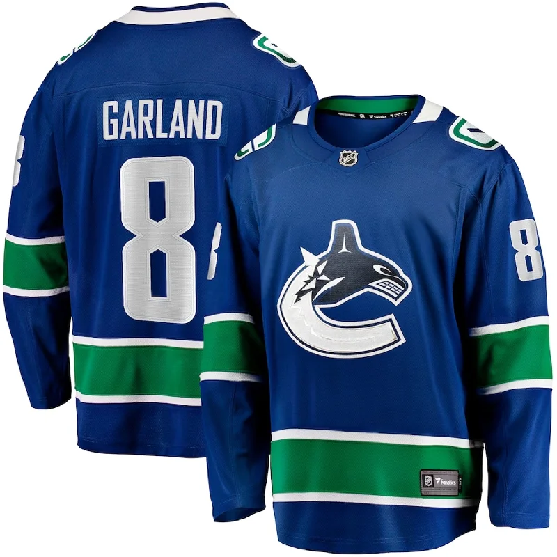 sock drying crew -  Fanatics Breakaway Senior Home Jersey - Vancouver Canucks Conor Garland