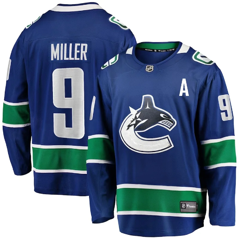 sock inventory crew -  Fanatics Breakaway Senior Home Jersey - Vancouver Canucks JT Miller