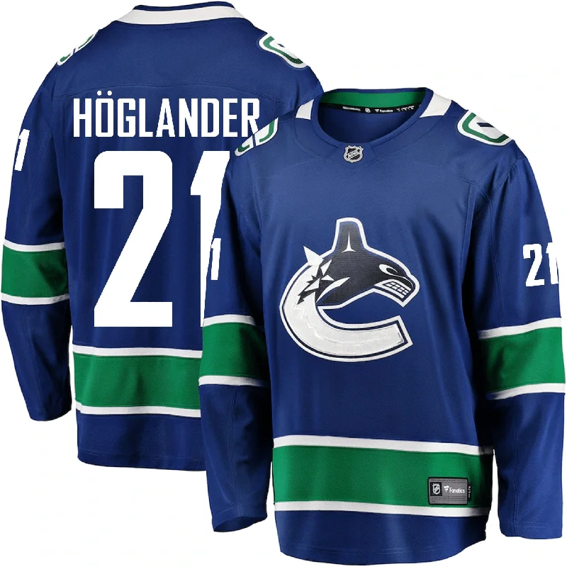 sock collections knee -  Fanatics Breakaway Senior Home Jersey - Vancouver Canucks Nils Höglander