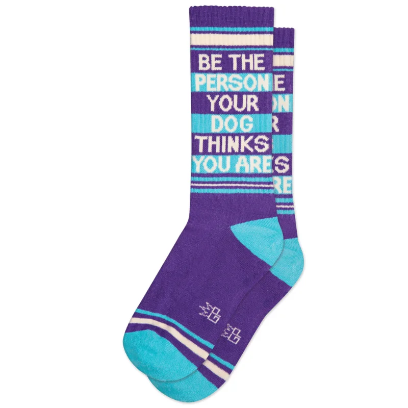 sock quality compression -  Gumball Poodle Be The Person Your Dog Thinks You Are women's and men's sock