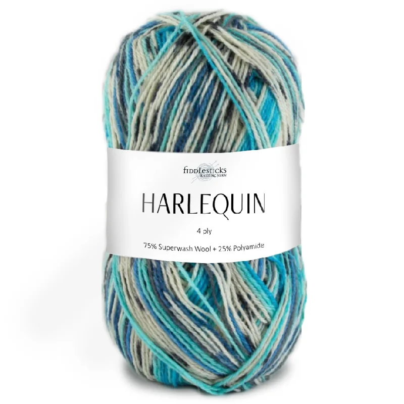 sock stock knee -  HARLEQUIN SOCK YARN