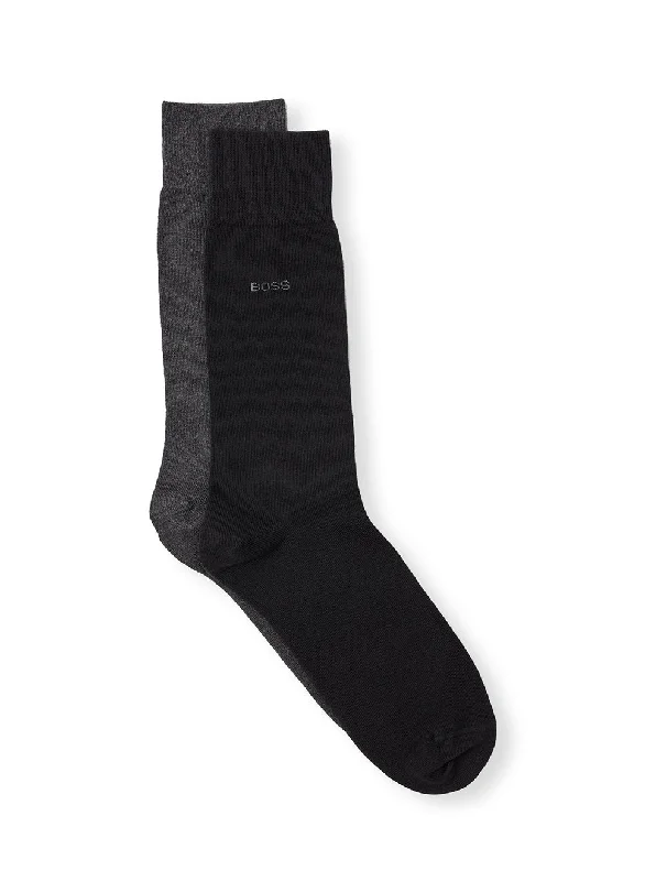 sock stock knee -  Business Sock Charcoal