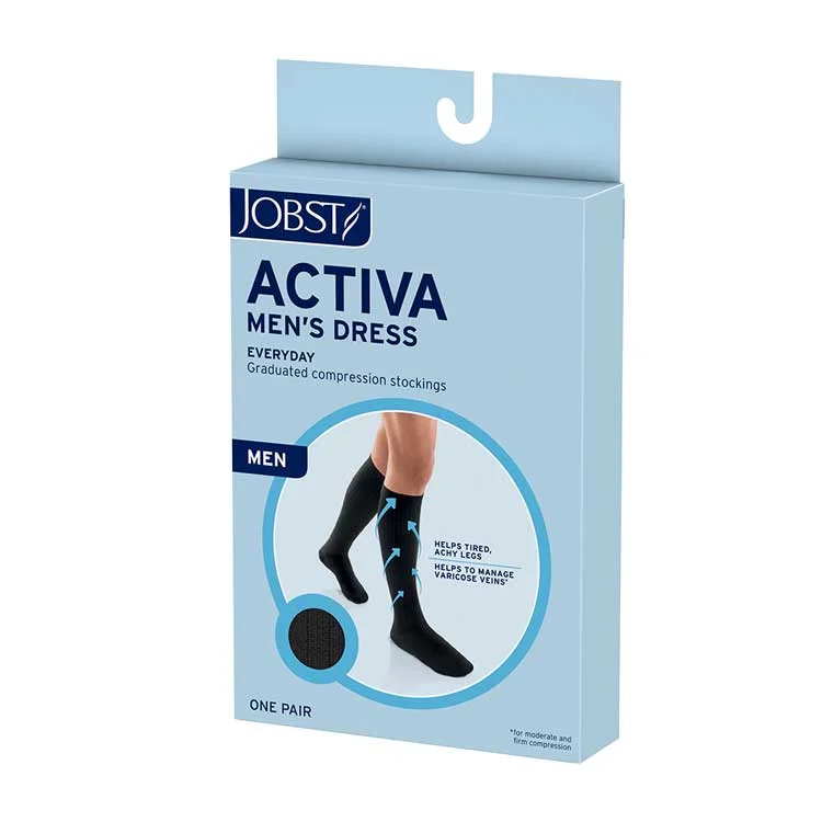 sock sets compression -  Jobst ACTIVA Men's Dress Compression Socks - 8-15-mmHg