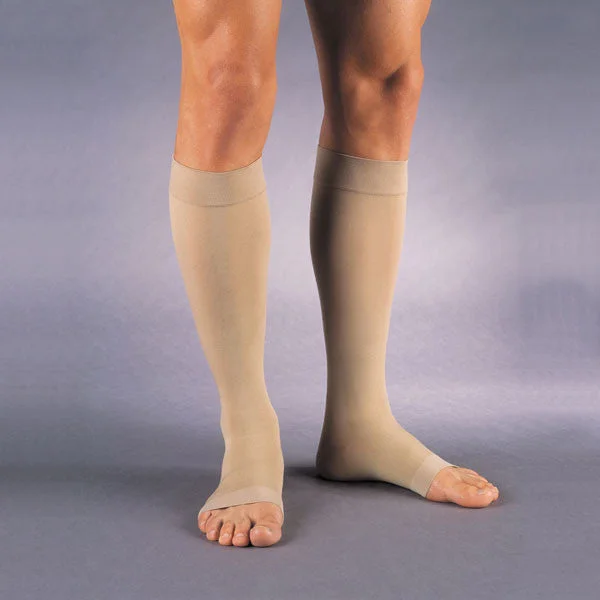 sock exchanges crew -  Jobst Relief Open Toe Knee Highs - 30-40 mmHg