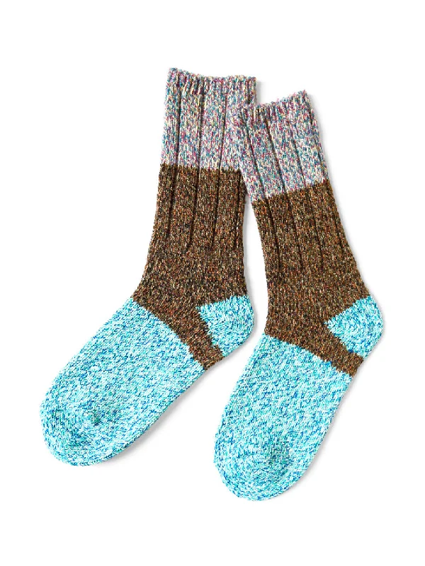 sock inventory crew -  Kapital 56 Yarns Grandrelle GOGH Socks - Light Blue