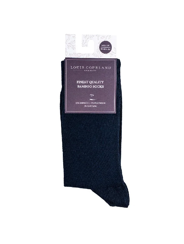 sock inventory ankle -  Plain Bamboo Socks Navy