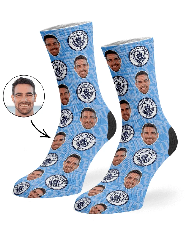 sock sets knee -  Man City 'Til The End Socks