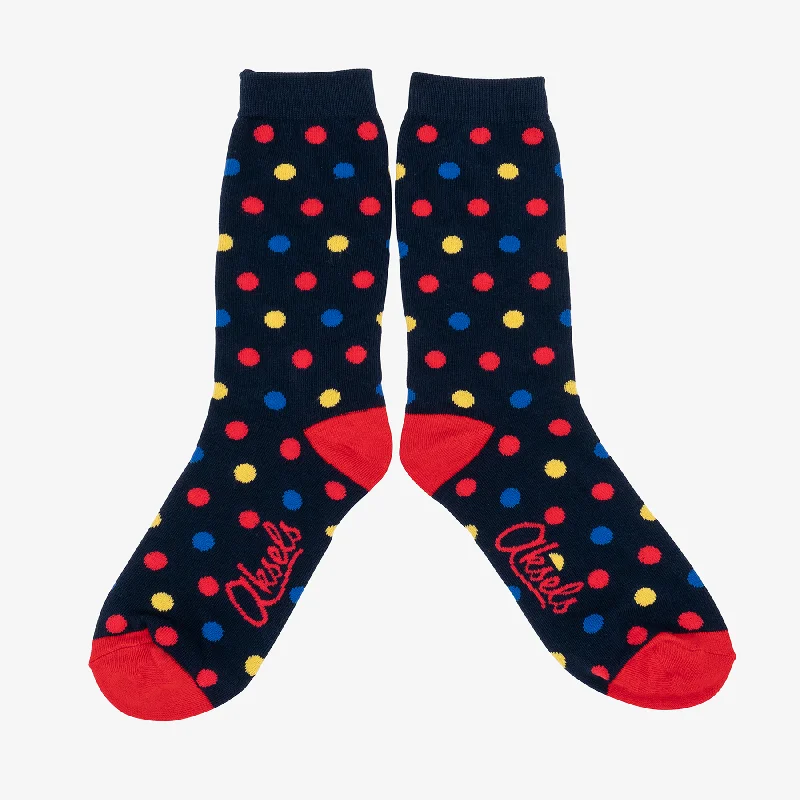 sock variety knee -  Men's Dots Dress Socks