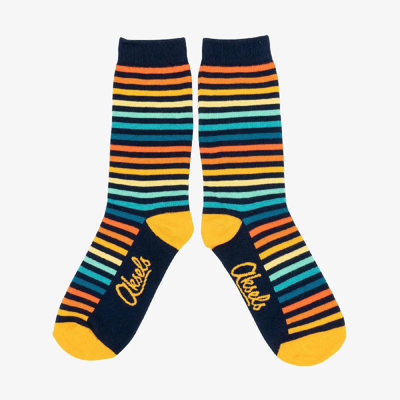 sock offers knee -  Men's Striped Dress Socks