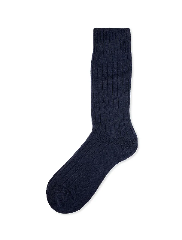 sock colors crew -  Cashmere Sock Navy