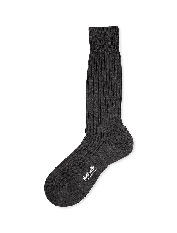 sock washing crew -  Laburnum Wool Sock Charcoal