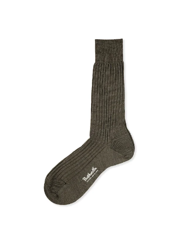 sock care ankle -  Laburnum Wool Sock Olive