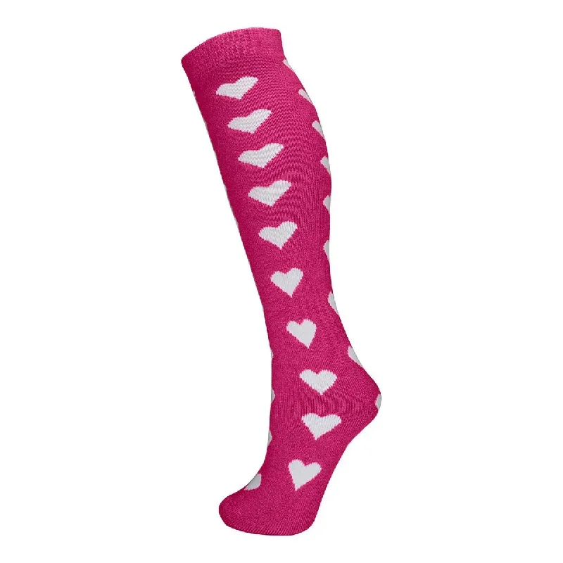 sock delivery crew -  24" Patterned Ski Sock - Raspberry