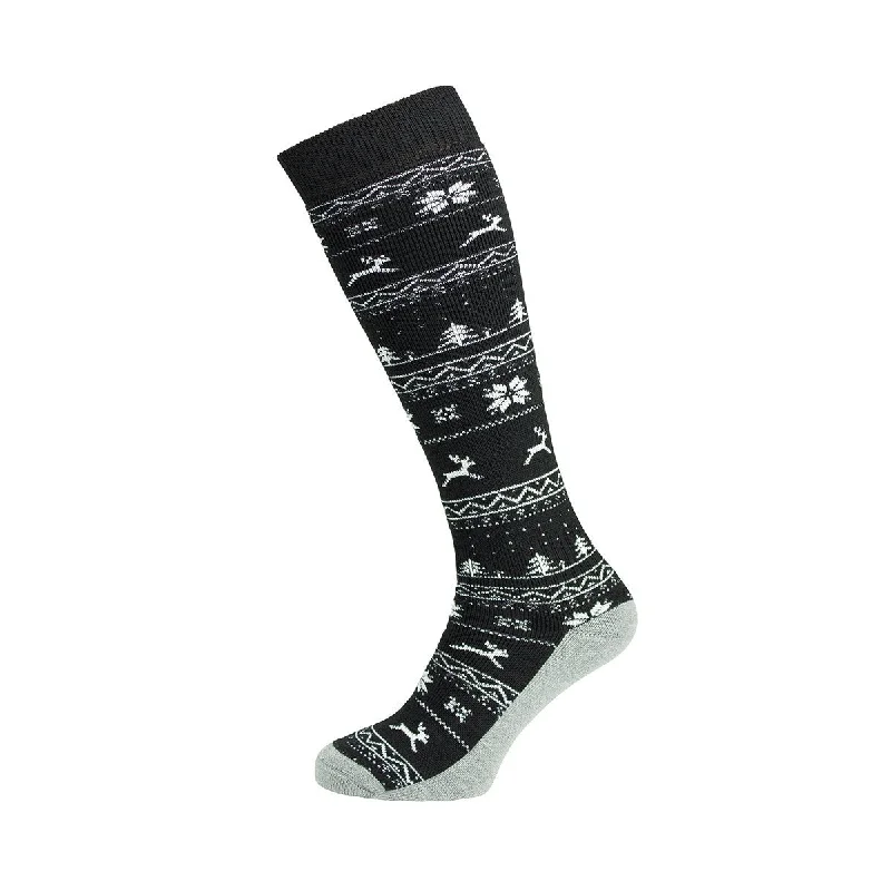 sock assortment crew -  Performance Pattern Ski Sock - Alpine Black