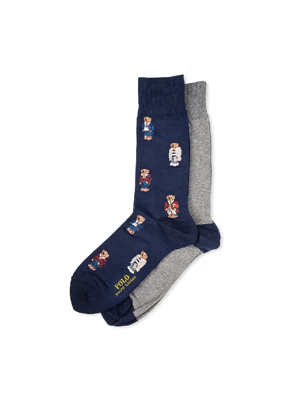 sock uses crew -  Bear Quad 2 Packs Socks Multi