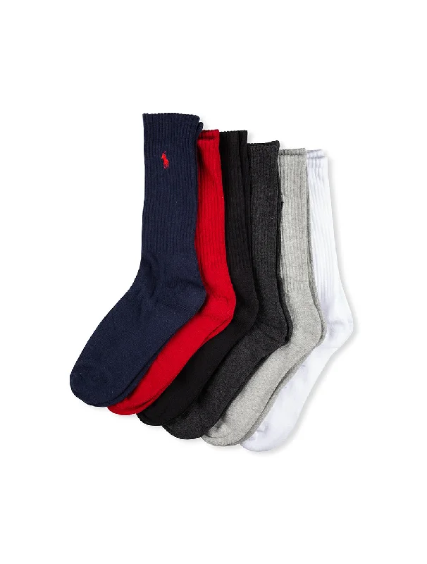 sock sales knee -  Cotton 6 Pack Socks Multi