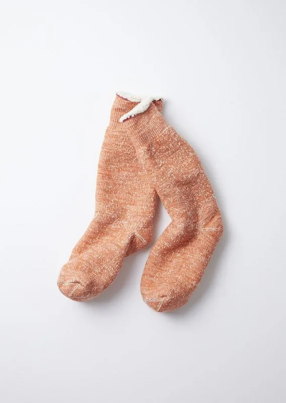 sock promotions crew -  RoToTo Double Face Crew Knit Sock - Orange