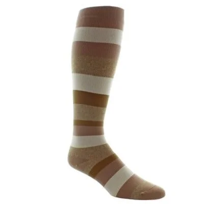 sock sales crew -  Sigvaris Well Being 183 Microfiber Shades Men's Closed Toe Socks - 15-20 mmHg Khaki/Tan