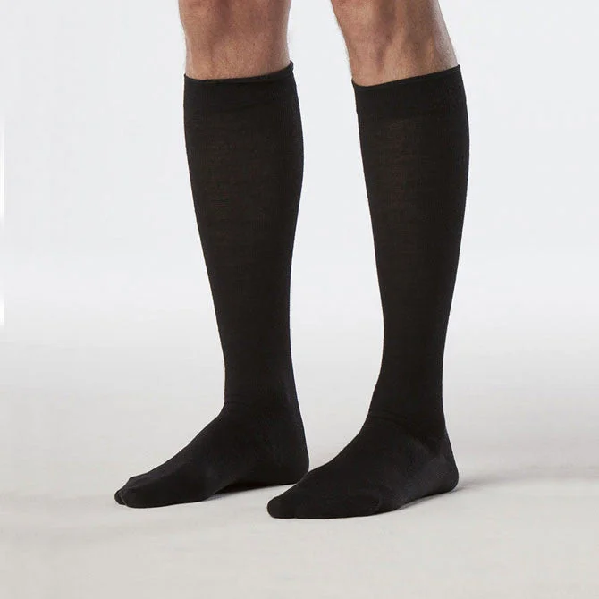 sock pairs knee -  Sigvaris Well Being 192 Zurich Collection Men's All-Season Wool Socks - 15-20 mmHg