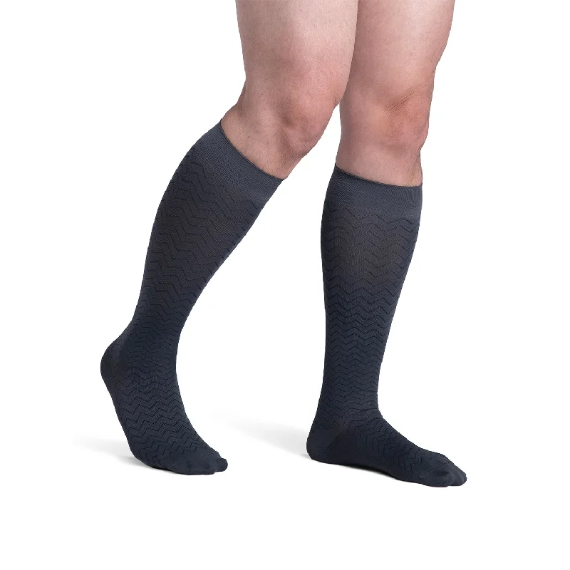 sock inventory ankle -  Sigvaris Style 832 Microfiber Patterns Men's Closed Toe Socks - 20-30 mmHg