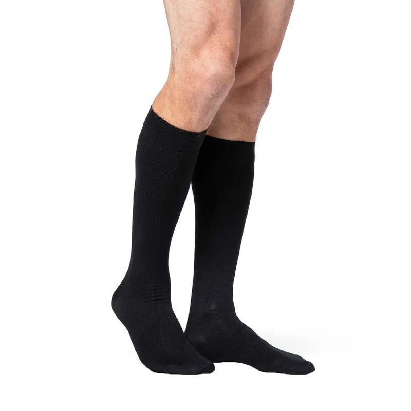 sock trends knee -  Sigvaris Dynaven 921 Access Men's Ribbed Closed Toe Knee Highs 15-20 mmHg