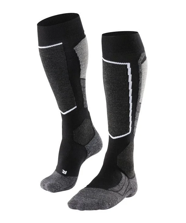 sock styles compression -  SK2 Intermediate Ski Socks - Black