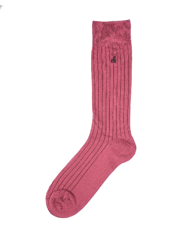 sock availability crew -  SWOLE PANDA Deep Burgundy Socks