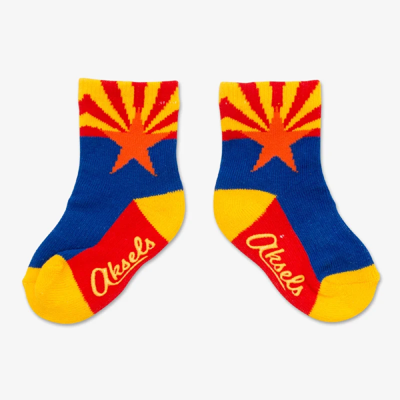 sock exchanges compression -  Toddler Arizona Flag Socks