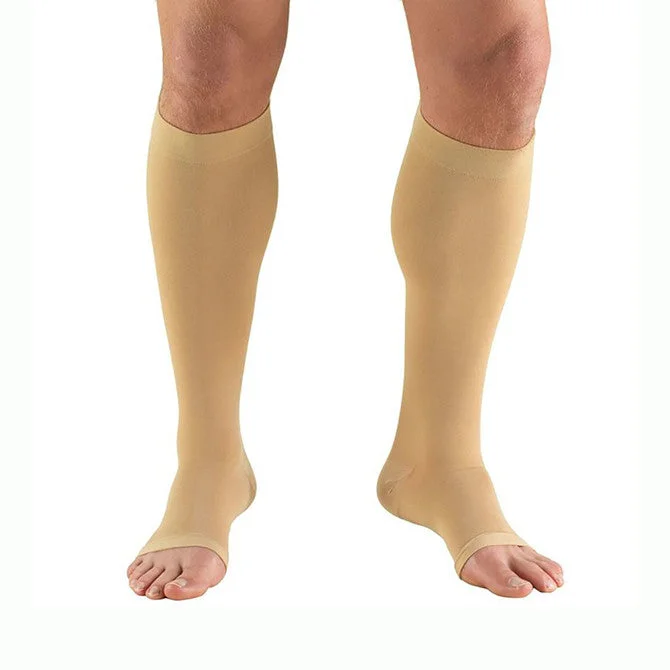 sock warranty ankle -  TruForm 0865 Classic Medical Open Toe Knee Highs - 20-30 mmHg