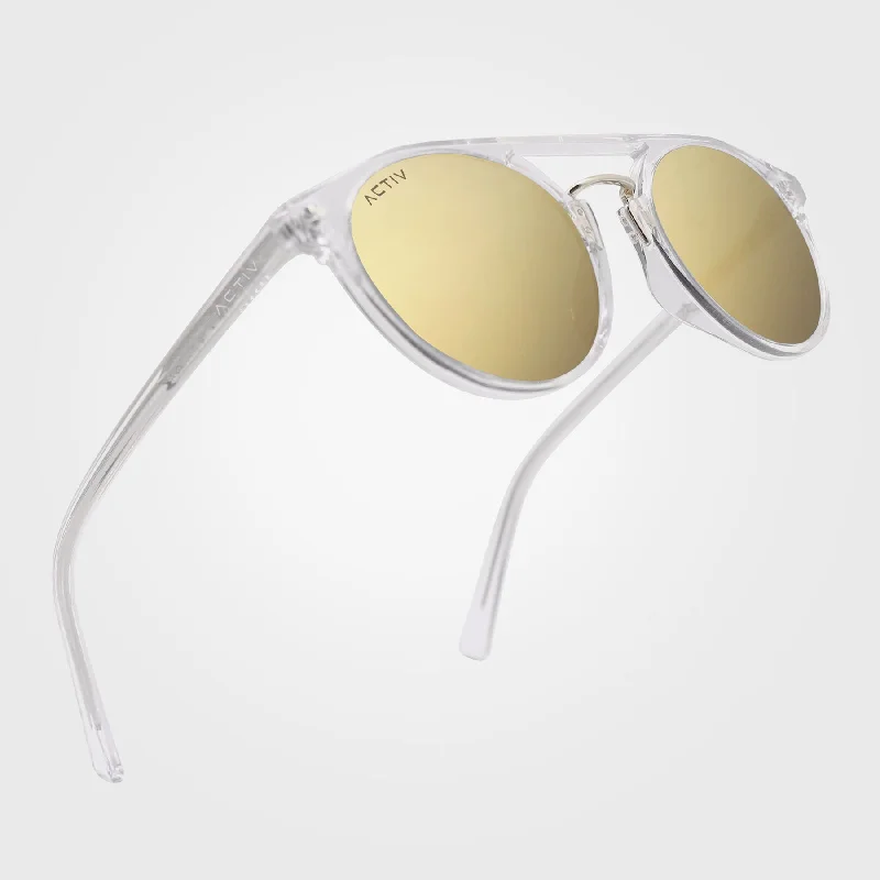 sunglasses for snowy paths -  ACTIV - BMU Gloss Clear & Gold