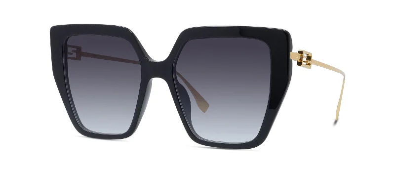 sunglasses with frosty climbs -  Fendi Baguette FE40012U