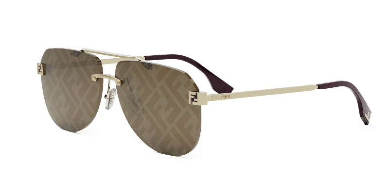 sunglasses for snowy descents -  Fendi Sky FE40115U