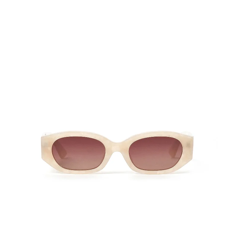 sunglasses for snowy crests -  Hendrix Sunglasses - Cream Marle