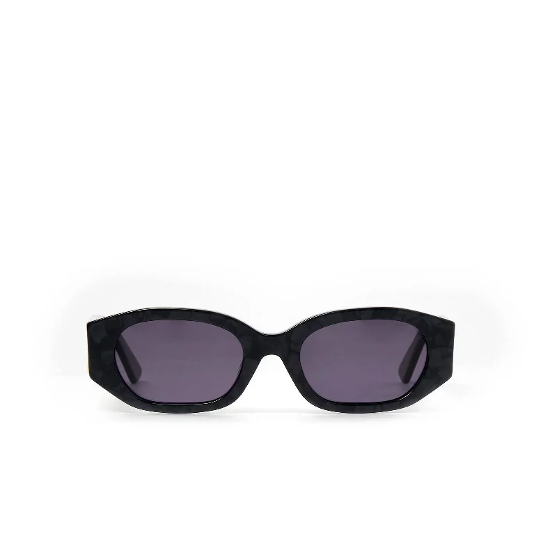 sunglasses with frosty elevations -  Hendrix Sunglasses - Graphite