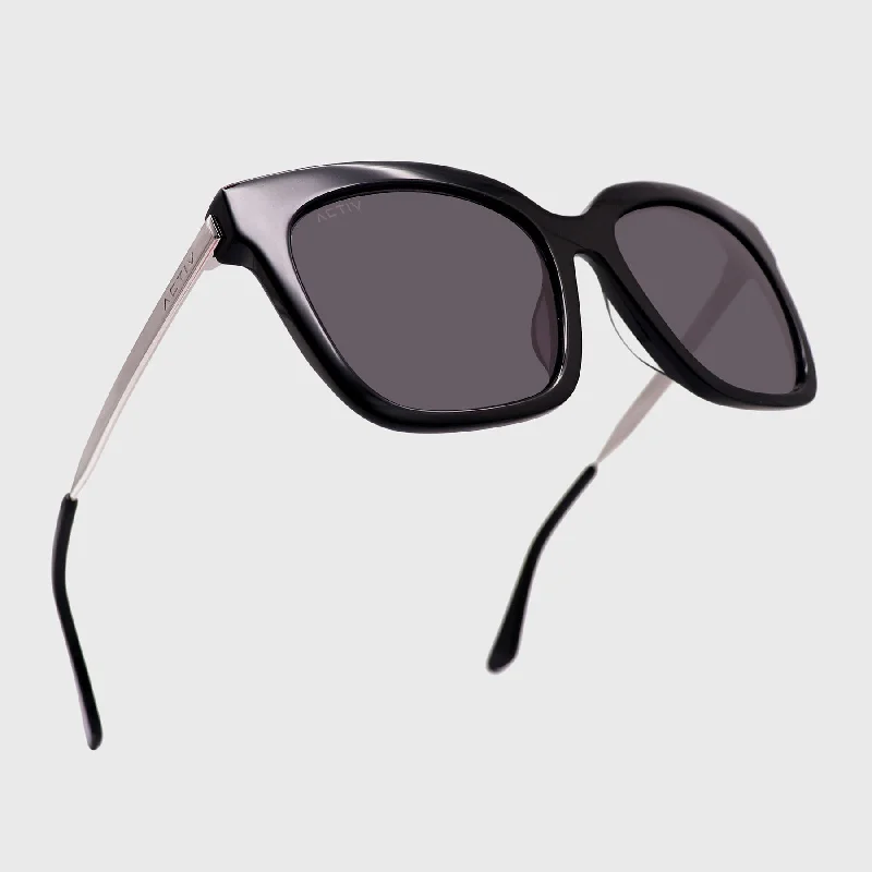 sunglasses for winter casts -  ACTIV - MBC Gloss Black & Silver