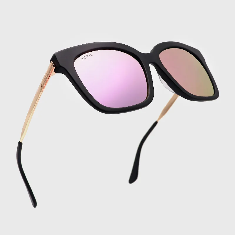 sunglasses for snowy palettes -  ACTIV - MBC Matte Black & Gold