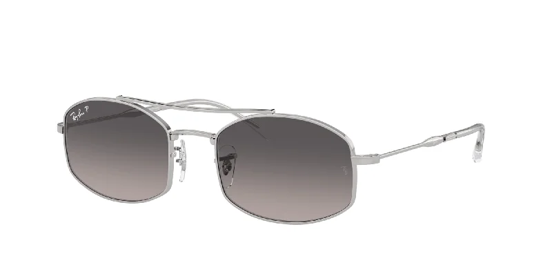 Silver/Light Grey Polarised