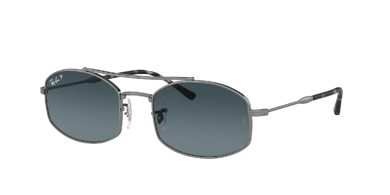 Gunmetal/Dark Blue Polarised