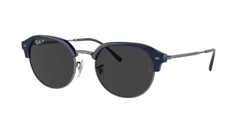 Blue on Gunmetal/Grey Polarised