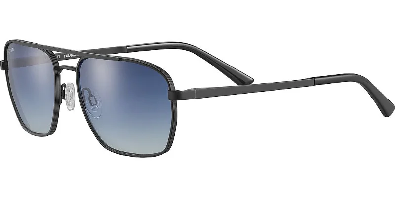 Matte Black/Mineral Blue Polarised Gradient