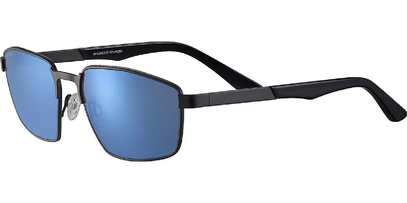 Matte Black/Mineral Blue Polarised