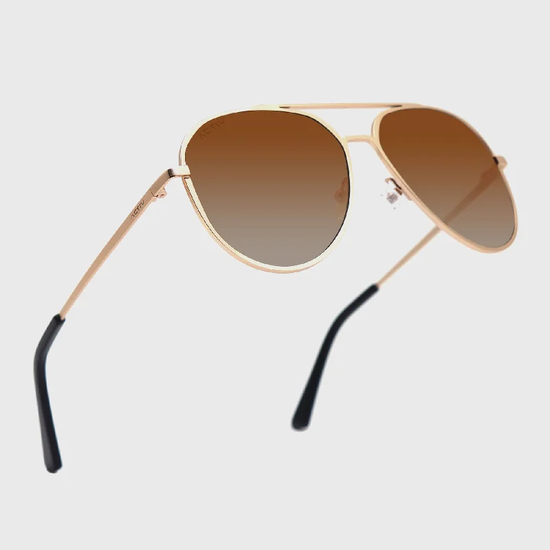 sunglasses with forest snow -  ACTIV - SJ Matte Gold