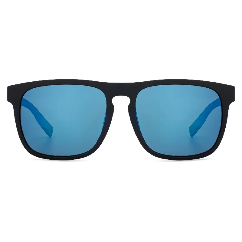 Matte Black/Polarized Blue Mirror