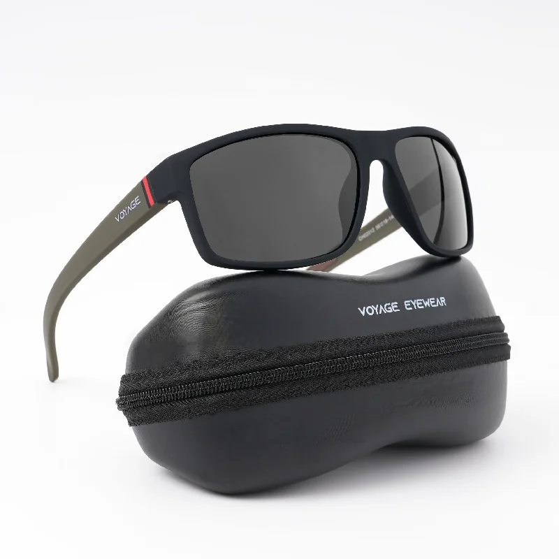 sunglasses for winter whites -  Wayfarer Polarized Sunglasses (Black Lens | Matt Black Frame - PMG5252)